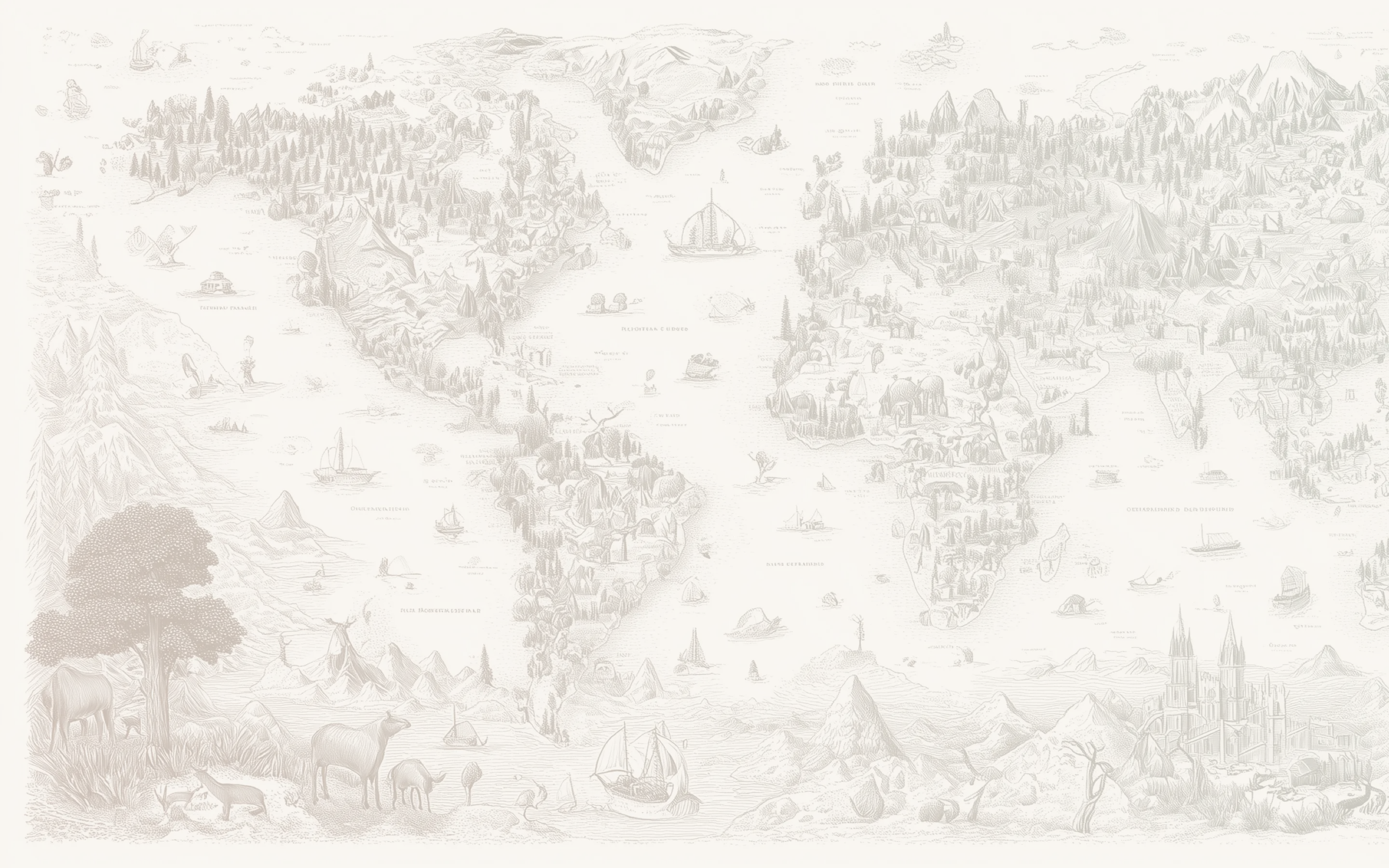 An abstract map of withheld locations
